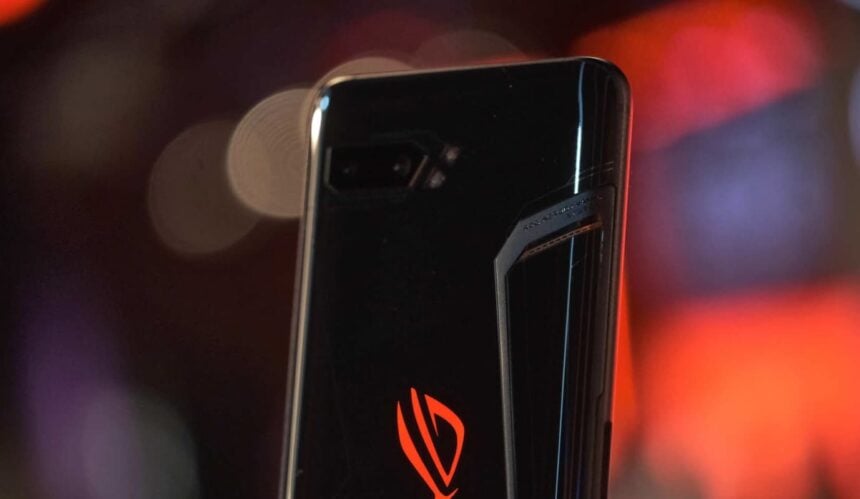 Traseira do ROG Phone 2.
