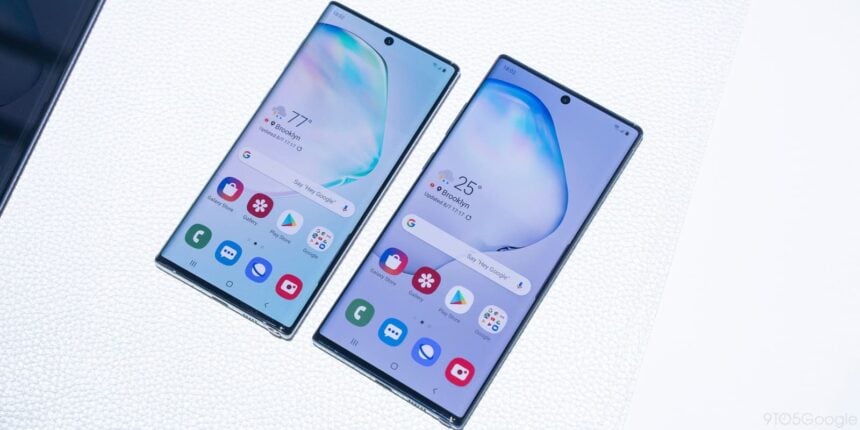 galaxy note 10 atualizacao junho