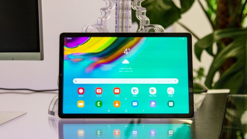 galaxy tab s5e android 10 atualizacao