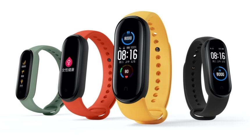 mi band 5 global em julho