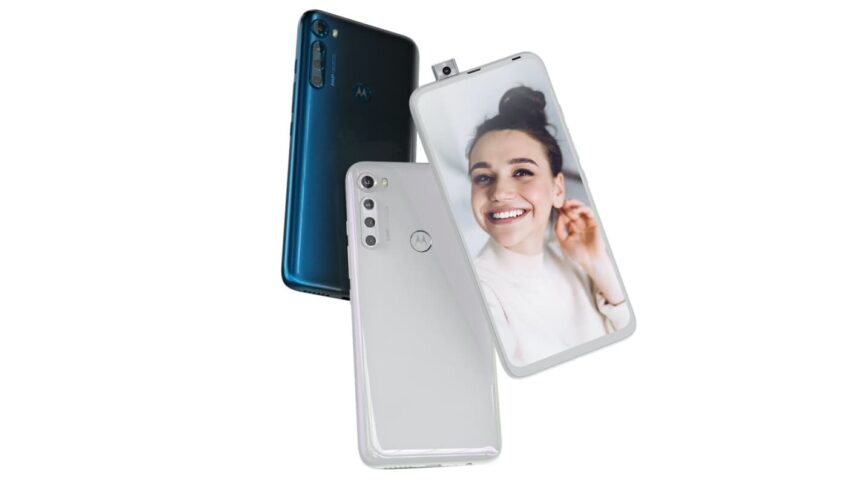 motorola one fusion plus branco e preto