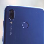 Traseira smartphone Huawei.