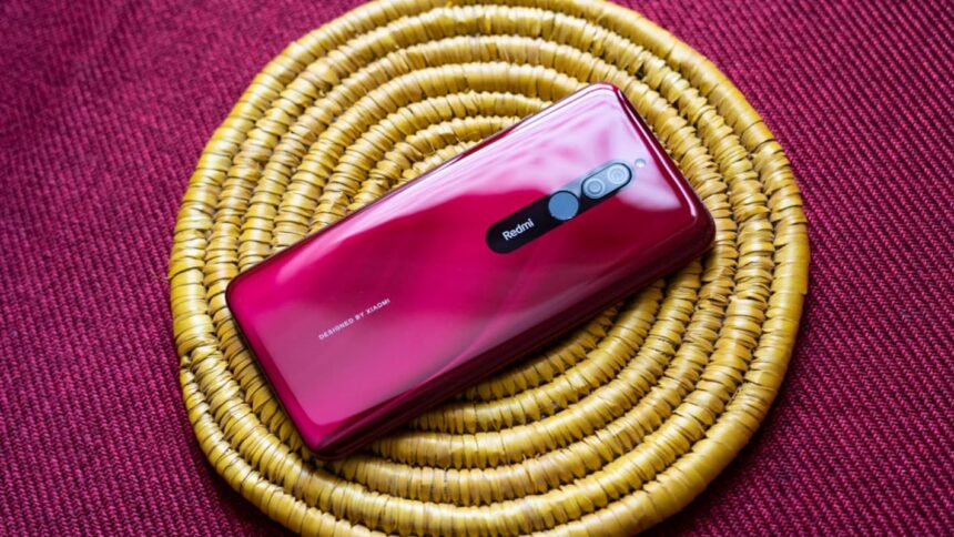 Redmi 8 parte traseira.