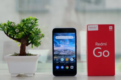 Redmi Go parte frontal.