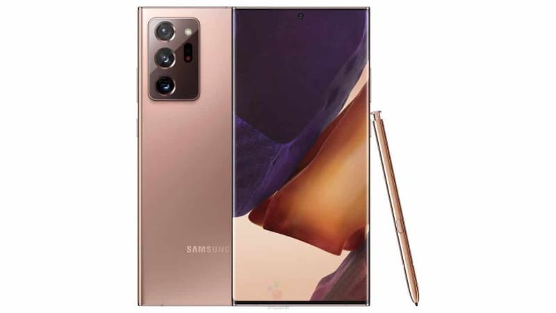 Galaxy Note 20 Ultra aparece em vídeo de hands-on antes do seu lançamento galaxy note 20 samsung bronze