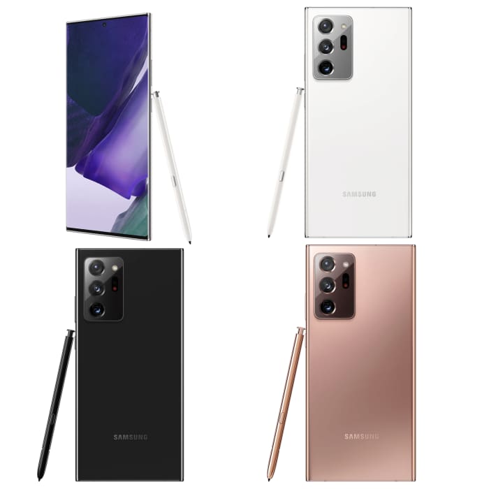 Galaxy Note 20 e Buds Live: Preço dos produtos são revelados galaxy note 20 ultra cores