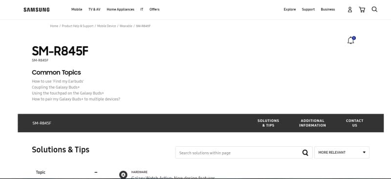 Galaxy Watch 3 recebe página de suporte no site da Samsung na Índia galaxy watch 3 pagina samsung