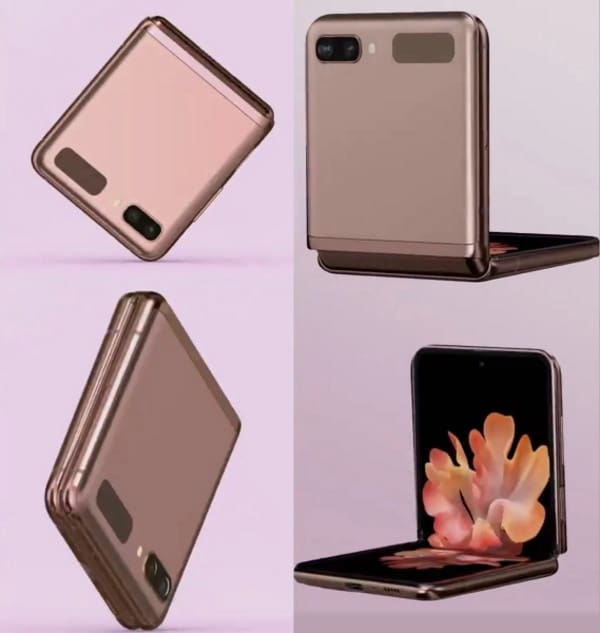 Galaxy Z Flip 5G: Anúncio em vídeo confirma detalhes do smartphone galaxy z flip na cor bronze