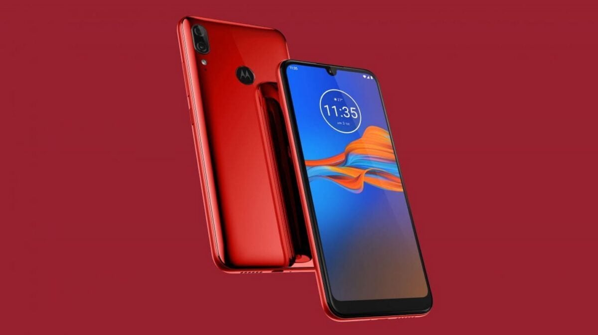 moto e6s vermelho oficial