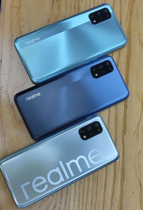 Realme V5: Imagens do smartphone são reveladas confirmando design realme v5 cores oficiais