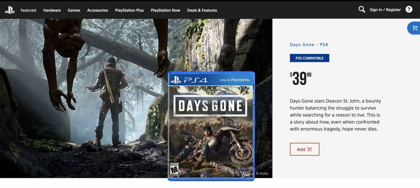 PS5: Site da Sony indica logo para jogos compatíveis com o novo console sony ps5 compativel days gone