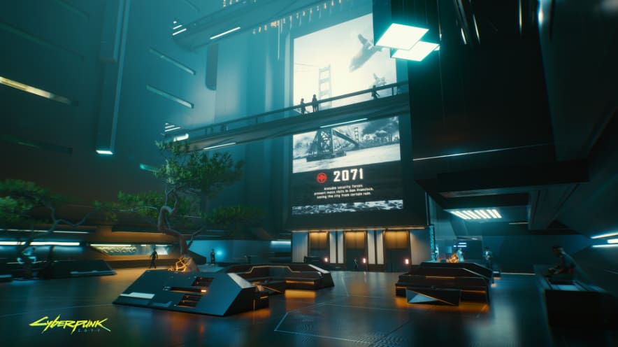 Cyberpunk 2077: CD Projekt Red mostra arranha-céu do game arasaka tower cyberpunk 2077