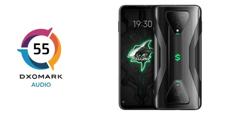 Black Shark 3 Pro tem pontuação baixa análise de áudio do DxOMark dxomark black shark 3 pro