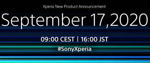 Sony confirma evento de lançamento do Xperia 5 II em 17 de setembro evento sony setembro