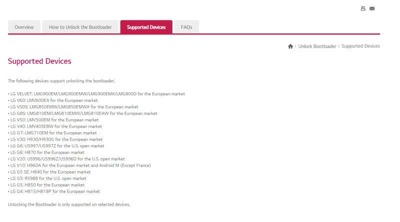 LG libera desbloqueio de bootloader para o LG Velvet e outros aparelhos lg bootloader dispositivos desbloqueados
