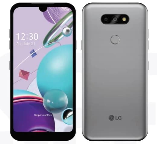 LG K31 prata.