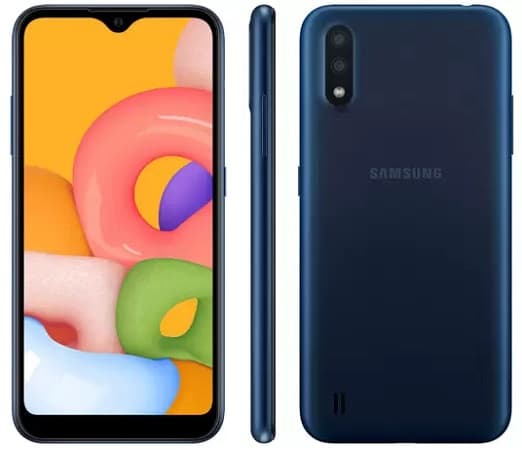 Galaxy A01 Core: Spotify Lite virá instalado de fábrica no aparelho Galaxy A01 Core azul