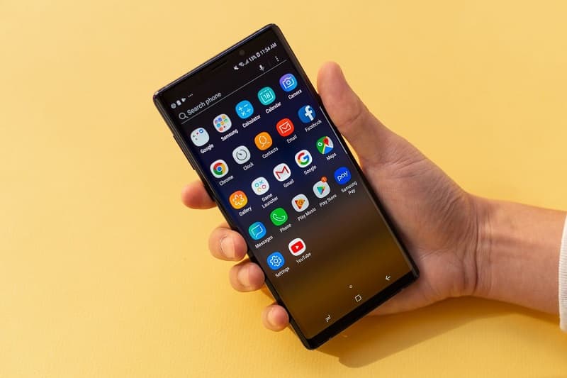 Galaxy Note 9 recebe pacote de segurança de agosto de 2020 no Brasil Samsung Galaxy Note 9 tela.