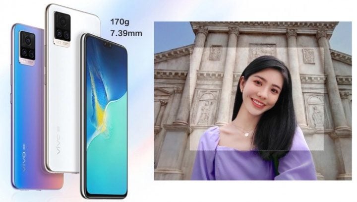 vivo s7 5g camera e tela