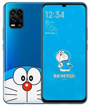 Xiaomi Mi 10 Youth Doraemon Limited Edition é lançado oficialmente Xiaomi Mi 10 Youth Doraemon Edition azul.