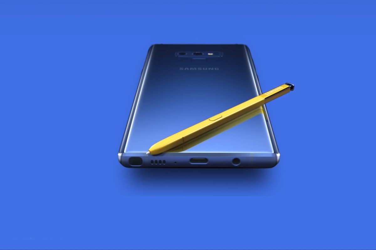 galaxy note 9 atualizacao setembro