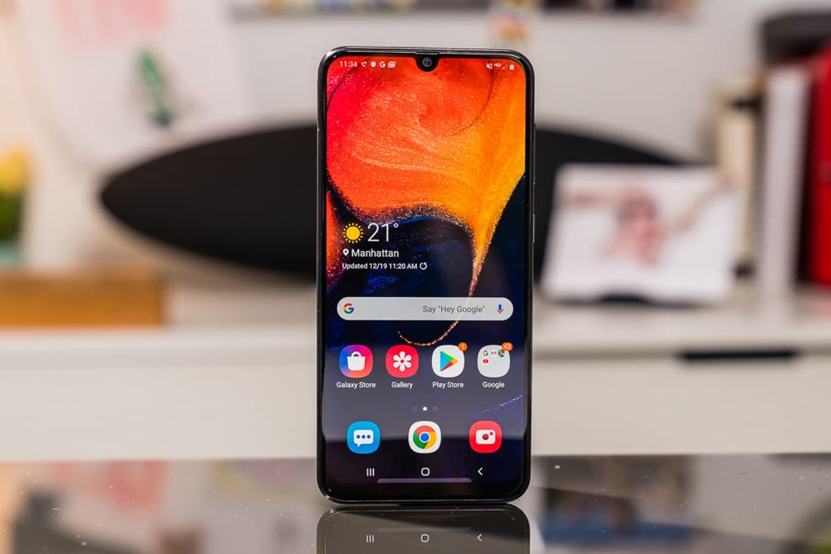 Atualização Galaxy A50.