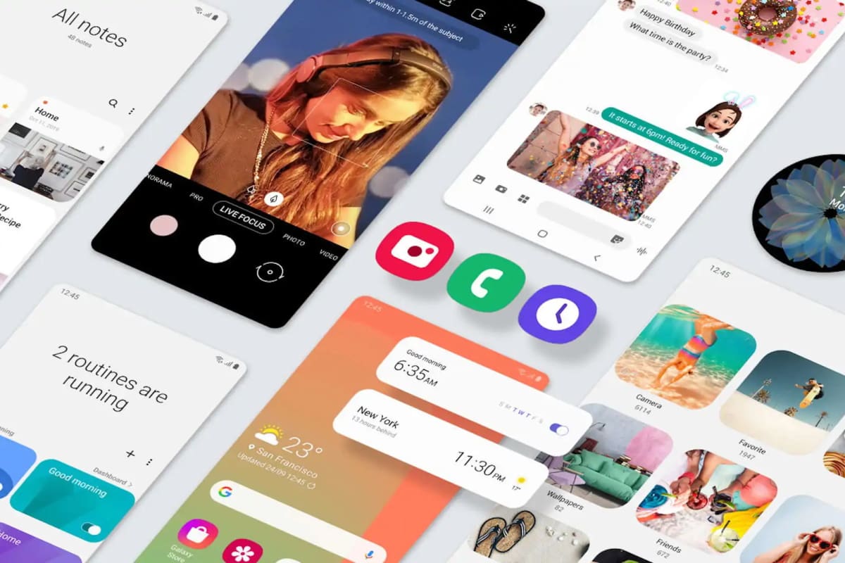 one ui 2.5 samsung atualizados