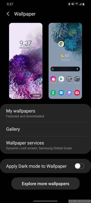 One UI 3.0 Beta: Tudo sobre a nova versão da interface da Samsung papeis de parede one ui 3.0