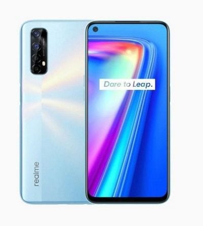 Realme 7 e 7 Pro são lançados com carregamento de 65W e tela de 90 Hz realme 7 e 7 pro frontal