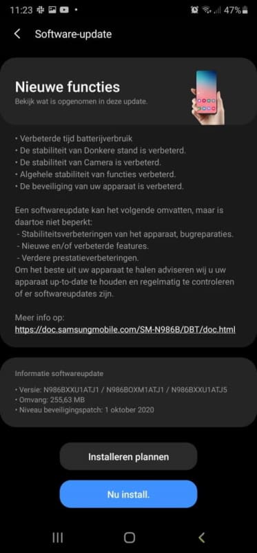 Galaxy Note 20 e 20 Ultra ganham melhorias para fotografias noturnas galaxy note 20 ultra atualizacao android