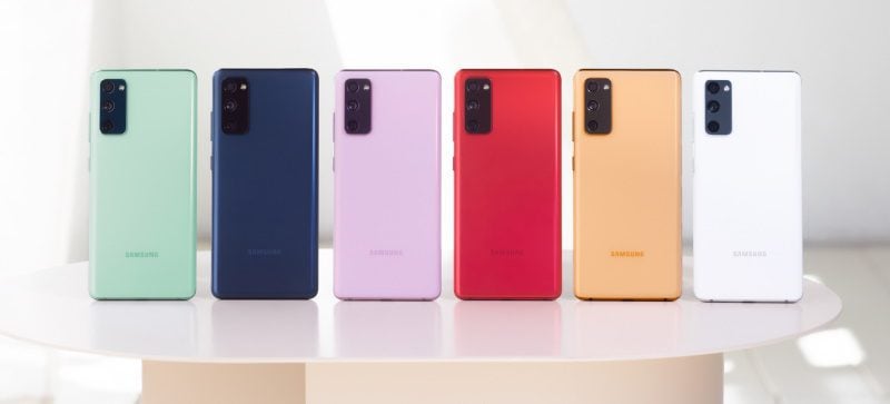 Galaxy S20 FE está enfrentando alguns problemas no painel de toque galaxy s20 fe todas as cores
