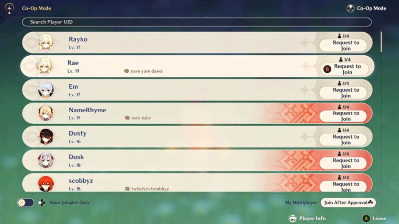 Genshin Impact: Aprenda a acessar o modo multiplayer do game genshin impact coop menu