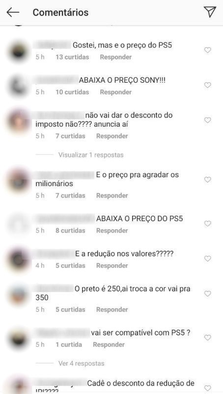 PS5: Usuários querem a queda dos preços dos novos consoles da Sony instagram playstation br