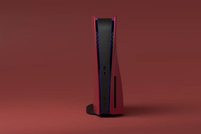 ps5 capa vermelha