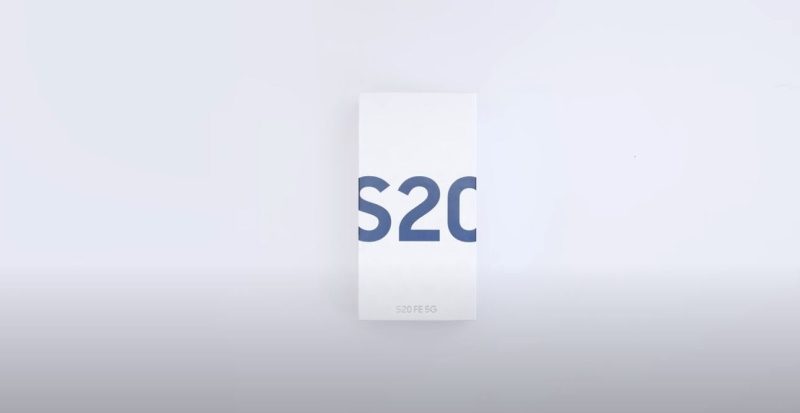 s20 fe novo unboxing