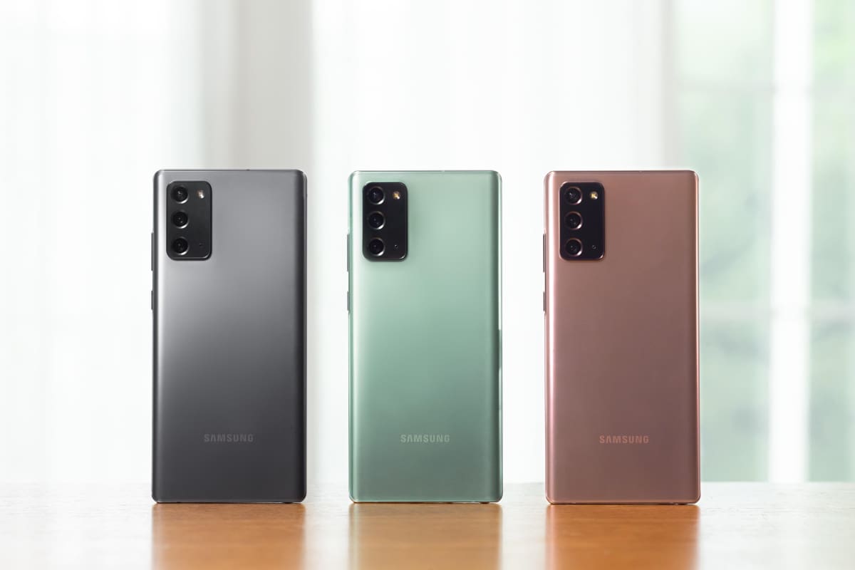 samsung galaxy note 20 e note 20 ultra