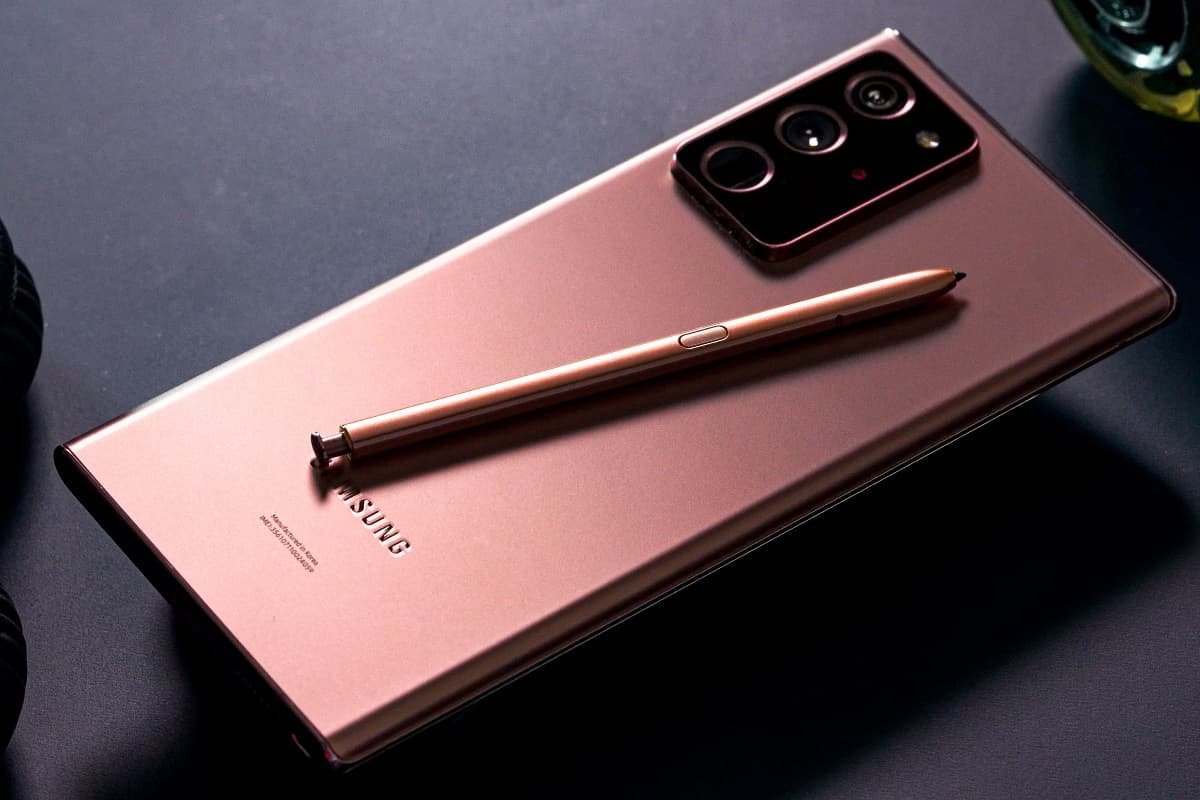 Traseira Note 20 Ultra.