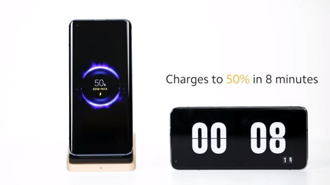 Xiaomi apresenta carregador super rápido sem fio de 80W de potência xiaomi carregador sem fio 80w