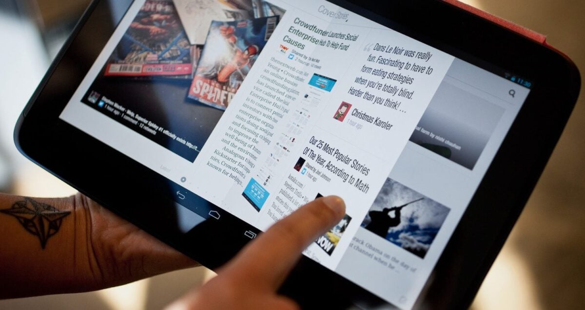flipboard modo escuro