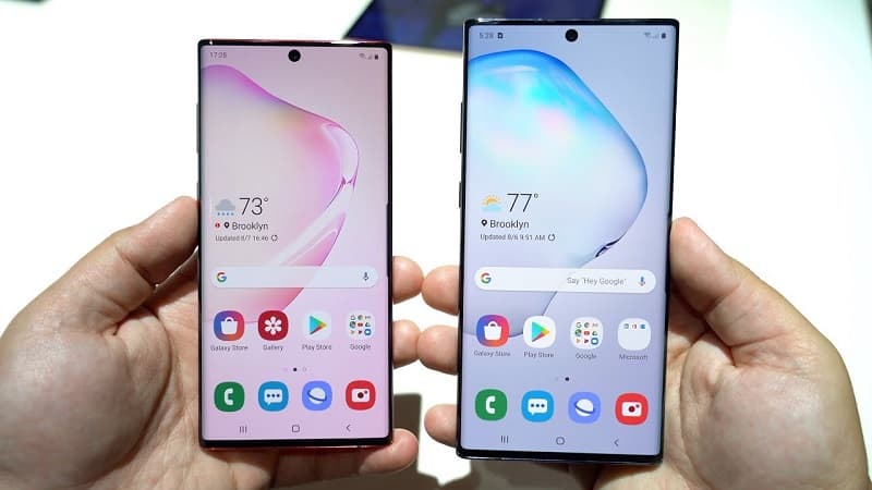 Galaxy Note 10 e Note 20 começam a receber a atualização de novembro Galaxy Note 10 e Note 10 Plus.