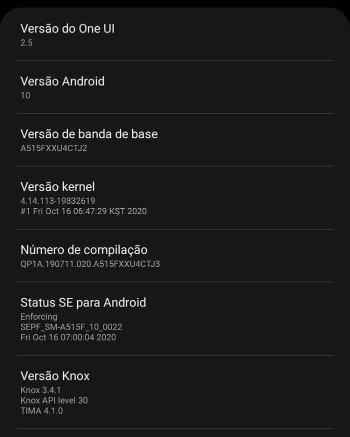 Samsung Galaxy A51 recebe atualização para a One UI 2.5 no Brasil one ui 2.5 galaxy a51