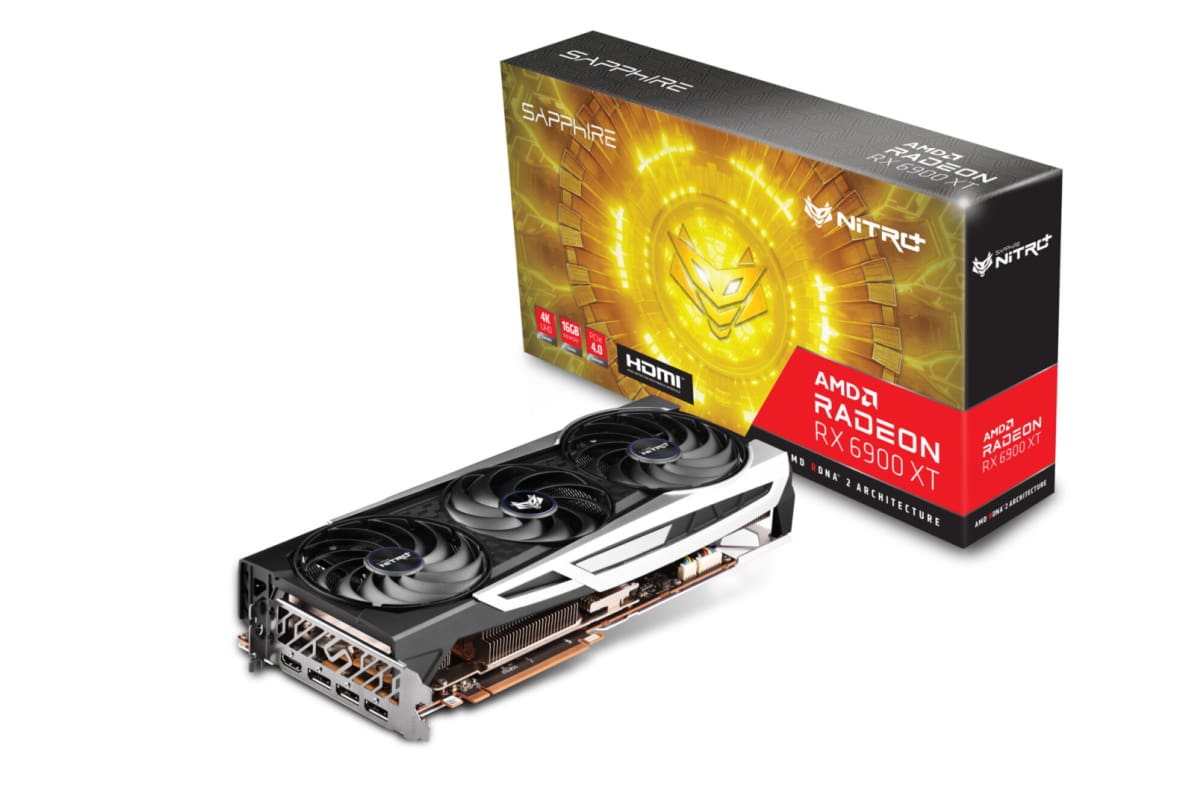 amd radeon rx 6900 xt nitro plus embalagem