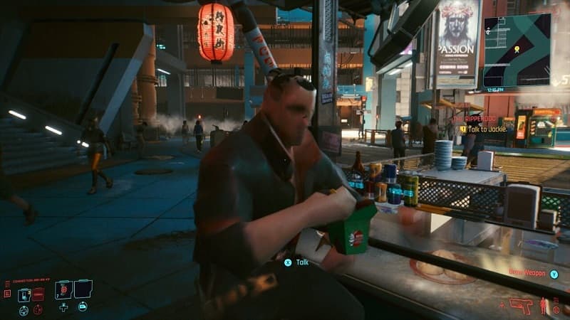 Bug em Cyberpunk 2077.