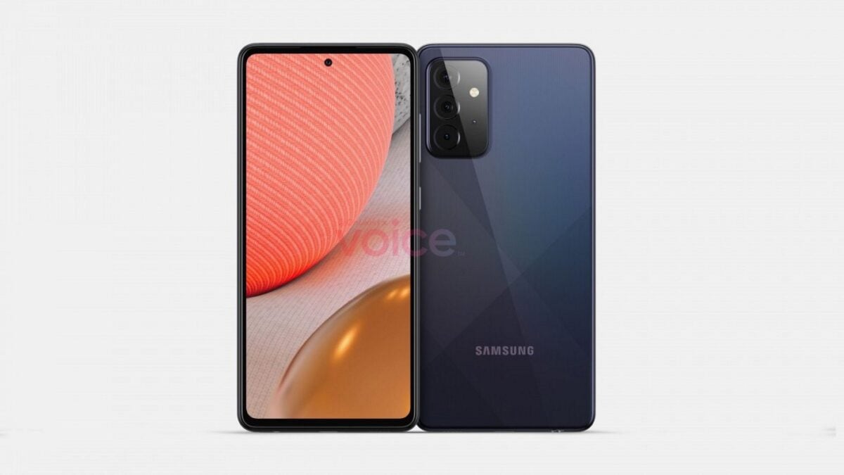 galaxy a72 renderizacao