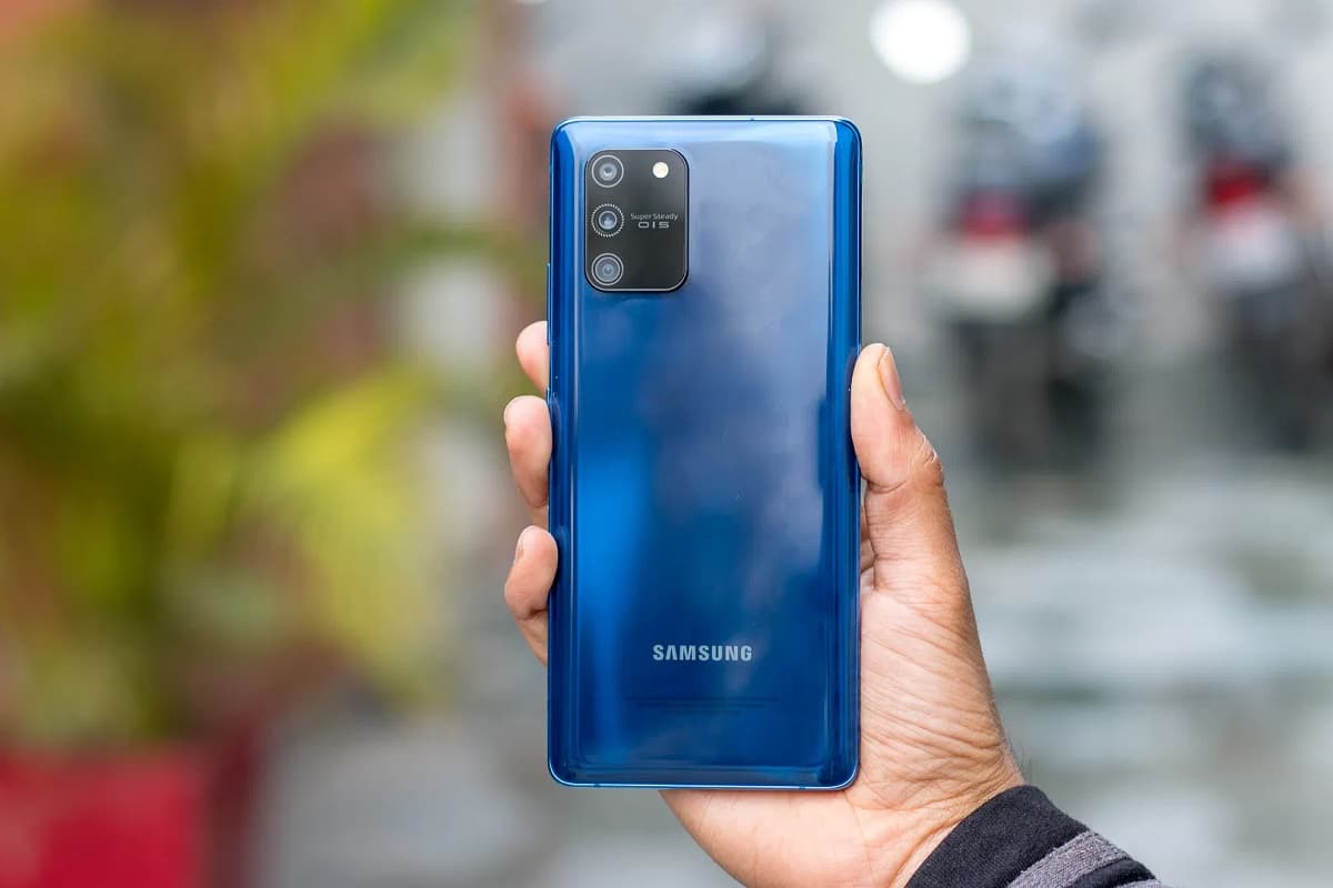 Samsung Galaxy S10 Lite azul