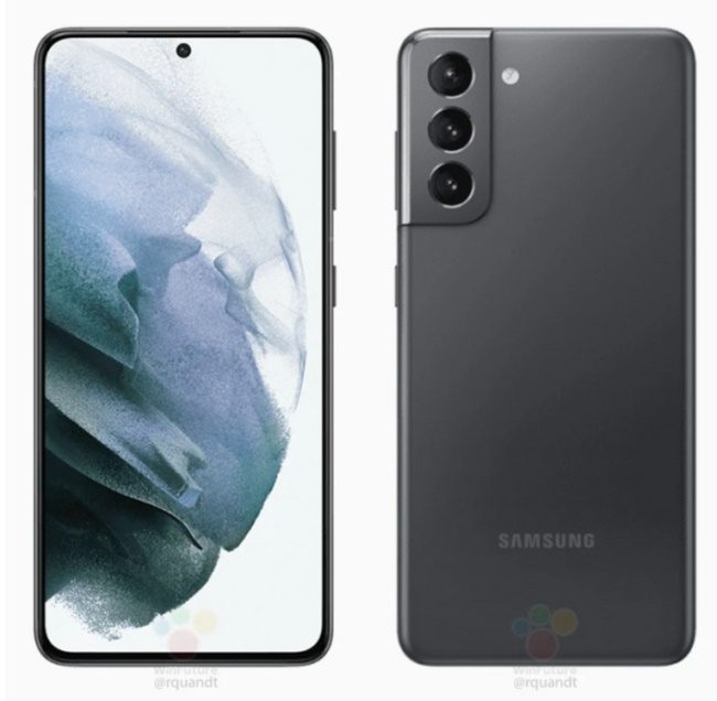 Galaxy S21 Plus também surge em imagens oficiais, revelando design galaxy s21 plus preto
