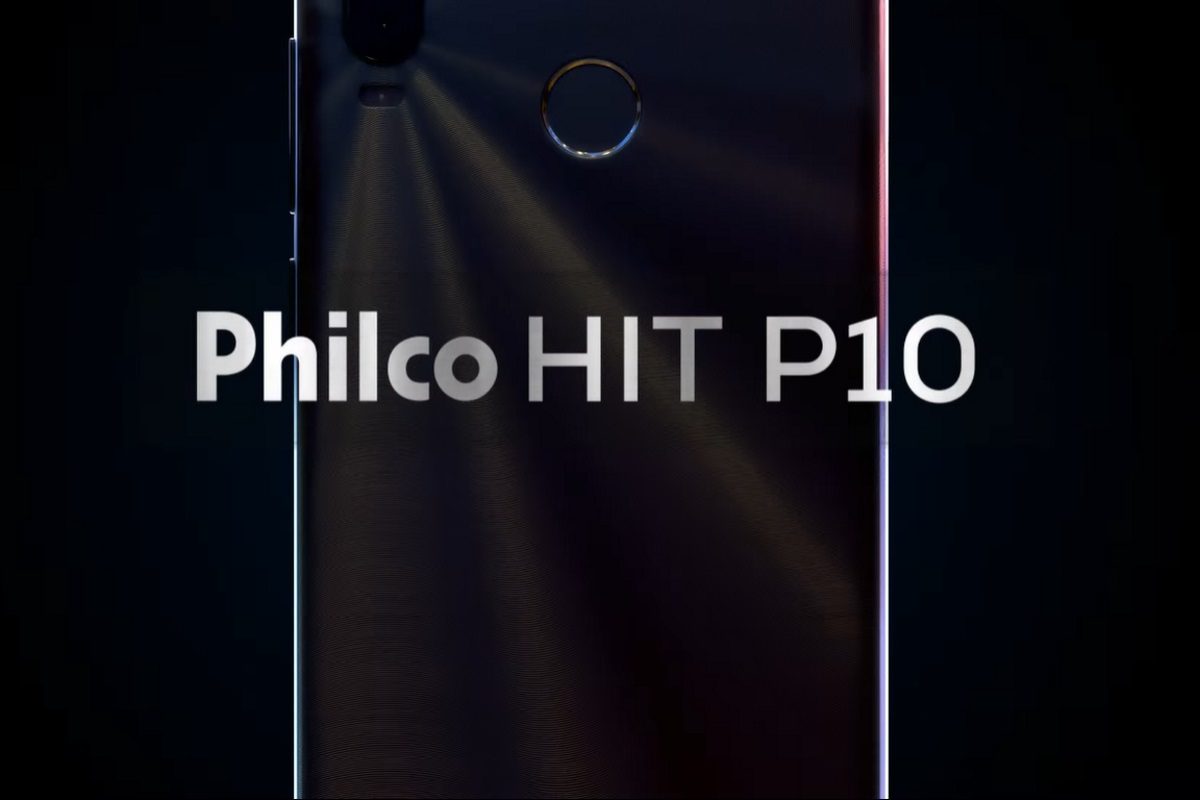 Philco HIT P10 logo e traseira.