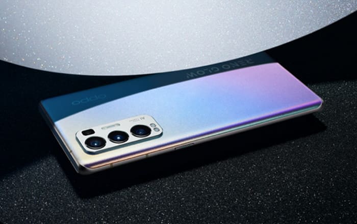 oppo reno 5 pro plus gradiente