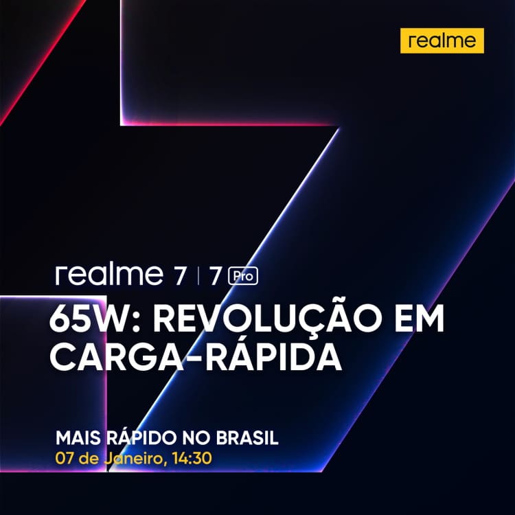realme 7 e 7 pro lancamento