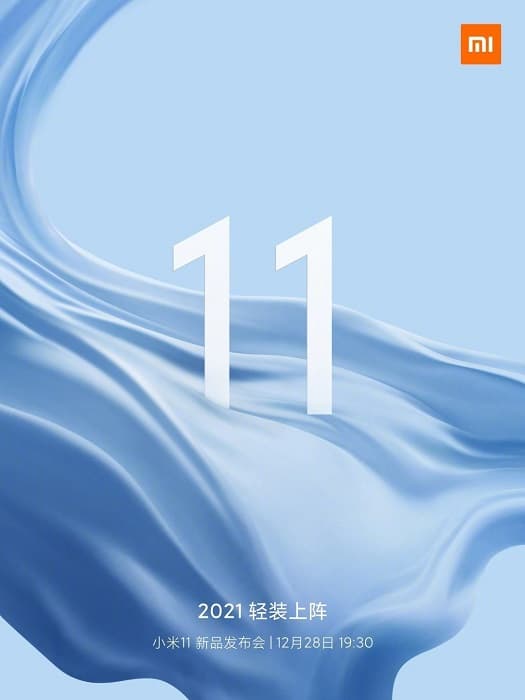 Xiaomi Mi 11 será lançado oficialmente no dia 28 de dezembro Teaser de lançamento linha Xiaomi Mi 11